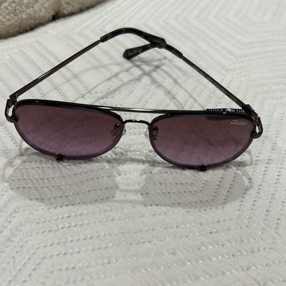 NWT QUAY HIGH KEY MINI RIMLESS SUNGLASSES main image 5